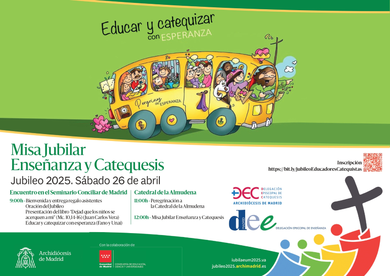 Misa Jubilar Enseñanza y Catequesis en la catedral de la Almudena