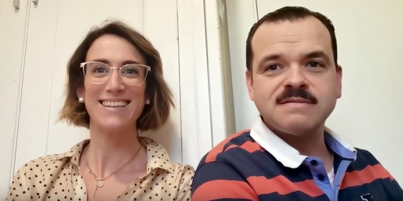 Un matrimonio ofrece su testimonio de cómo vive la cuarentena