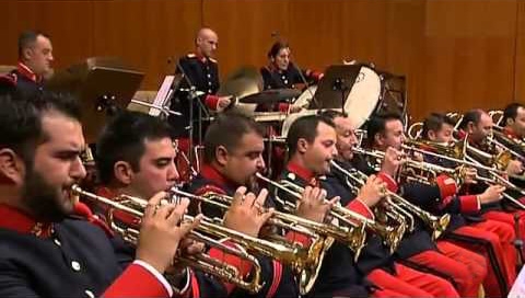 Concierto del Regimiento 'Inmemorial del Rey' Nº 1 en la Catedral