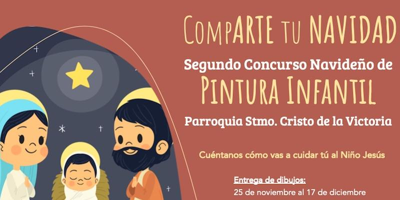 Santísimo Cristo de la Victoria presenta su II concurso navideño de pintura infantil