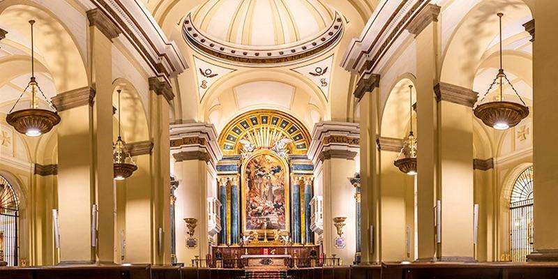 El vicario episcopal de la III, Ángel López Blanco, preside en San Ginés una Misa solemne en honor al titular del templo