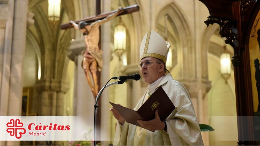 Eucaristía con los voluntarios de Cáritas Madrid