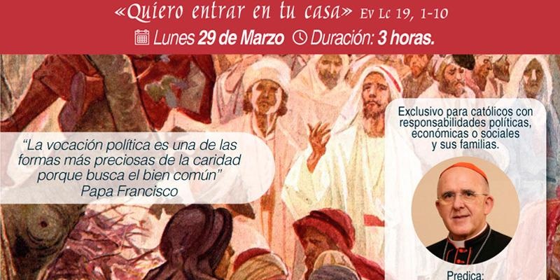 El cardenal Osoro predica un retiro de Semana Santa para líderes políticos y sociales de Iberoamérica