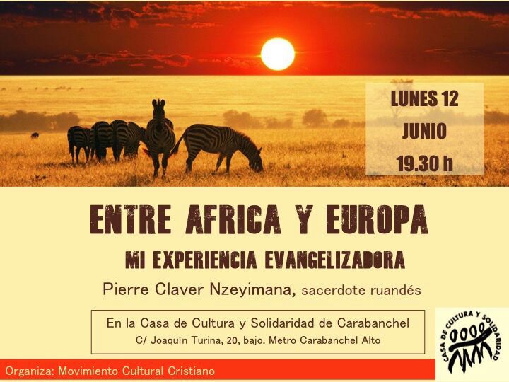 El sacerdote ruandés Pierre Claver Nzyimana habla de su experiencia evangelizadora