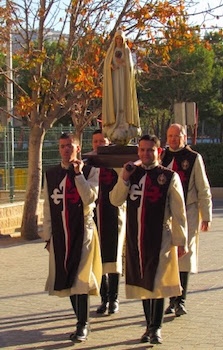 Misión Mariana en la parroquia Beata María Ana Mogas con la Virgen Peregrina de Fátima
