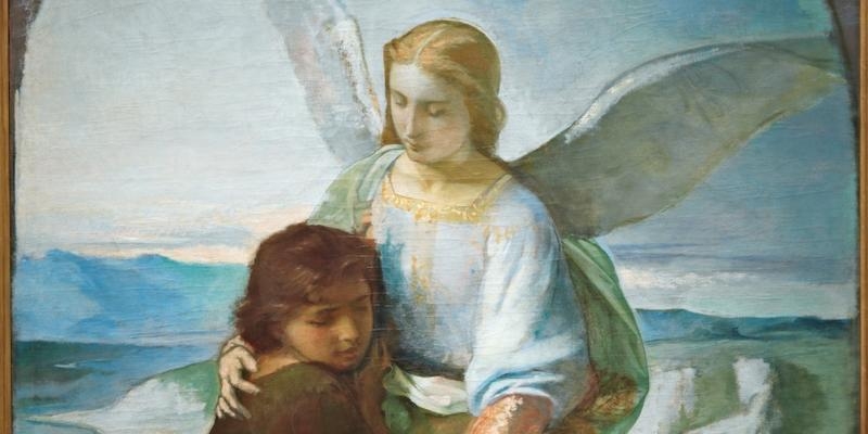 El cardenal Rouco Varela celebra en San Rafael Arcángel de Peñagrande la Misa en honor a su titular