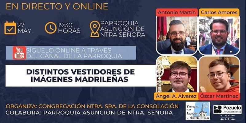Asunción de Nuestra Señora de Pozuelo acoge este sábado una mesa redonda titulada 'El arte de vestir a la Virgen'