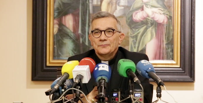 Carta de D. César Franco a D. Ángel Rubio y a todos los segovianos con motivo de su nombramiento como Obispo de Segovia