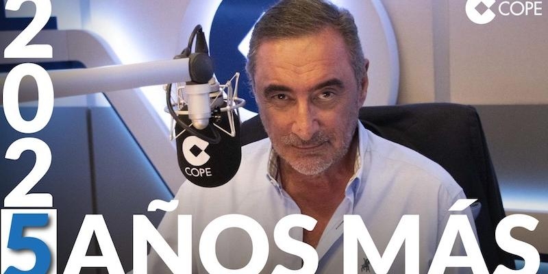 Carlos Herrera renueva por cinco años más su compromiso con los oyentes de COPE