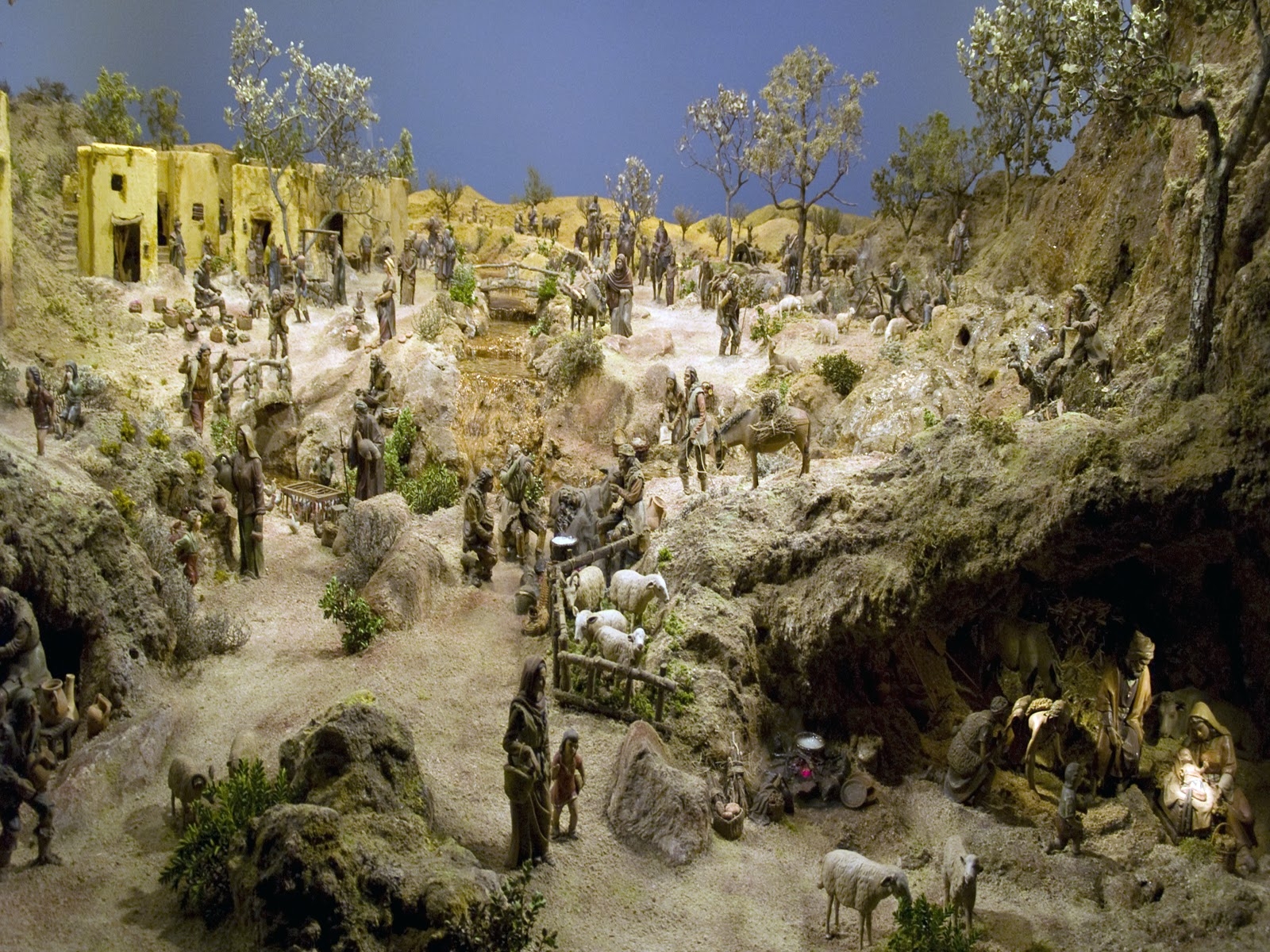 Belén narrativo en la parroquia Santísimo Cristo de la Victoria