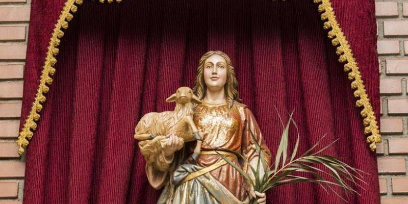 Juan Pedro Gutiérrez preside en Santa Inés de Villaverde Alto una Misa solemne en su fiesta patronal