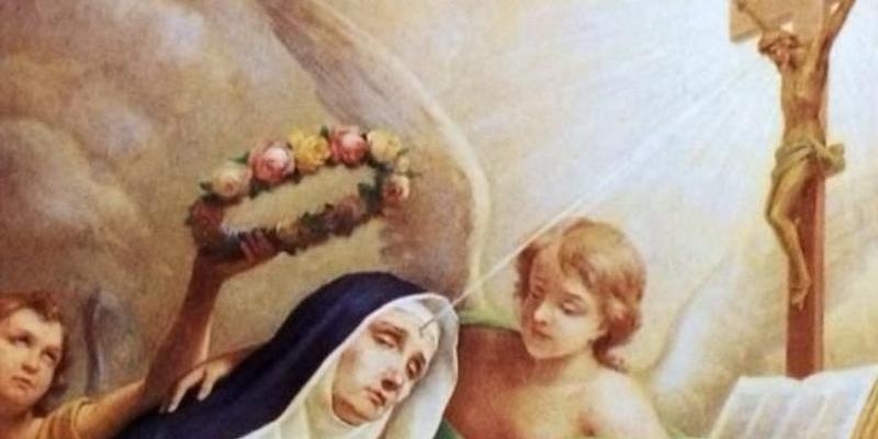 La iglesia de las Calatravas celebra la fiesta de santa Rita con bendición de rosas