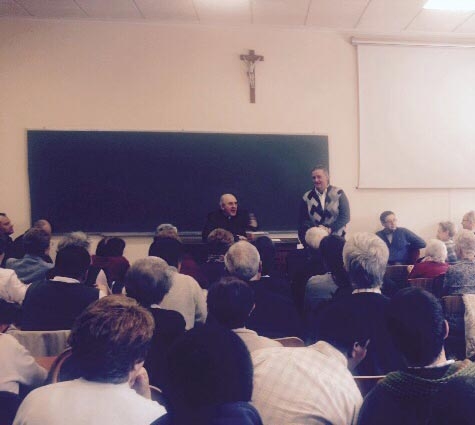 Encuentro con el Instituto Superior de Pastoral de la facultad de Teología de la UPSA