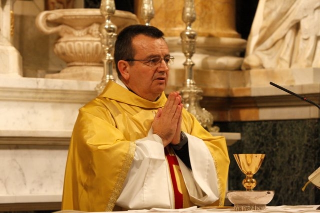 Misa funeral por el padre Juan Carlos Casté en San Juan de Ribera