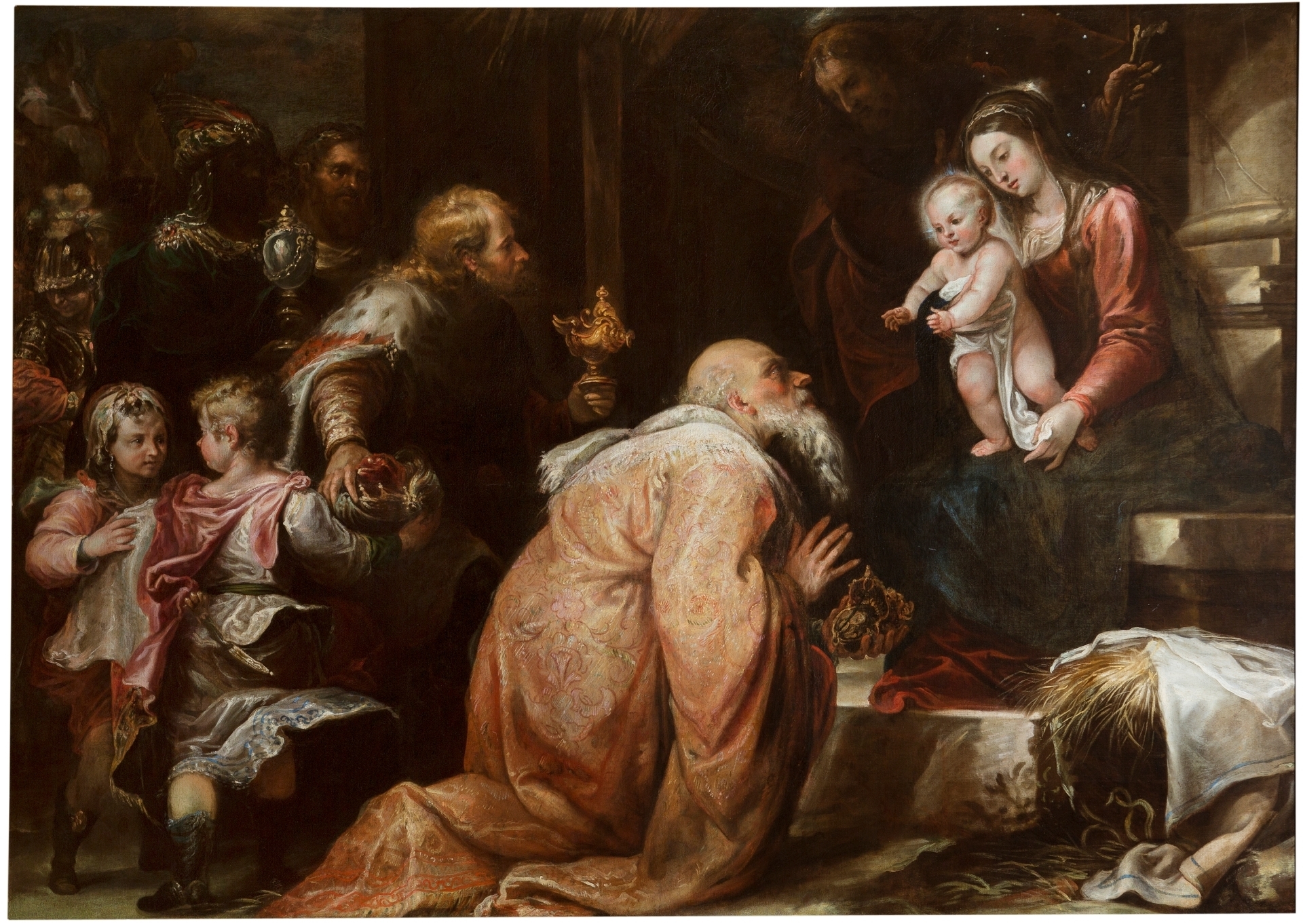 Los Reyes Magos visitan la parroquia Santísima Trinidad, de Collado Villalba