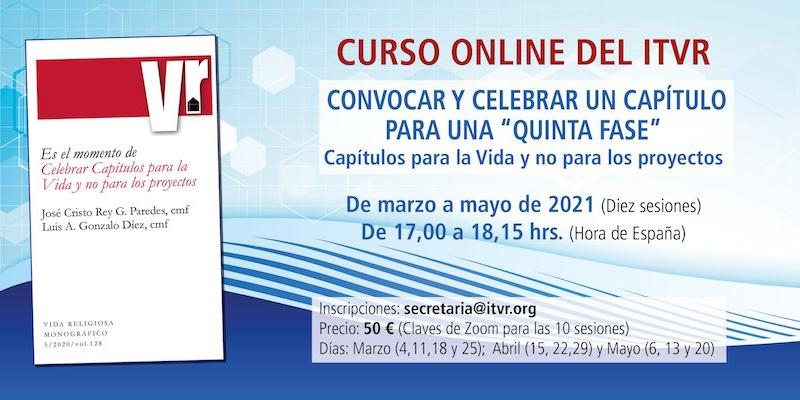 El ITVR organiza un curso virtual sobre cómo convocar y celebrar un Capítulo para una 'quinta fase'