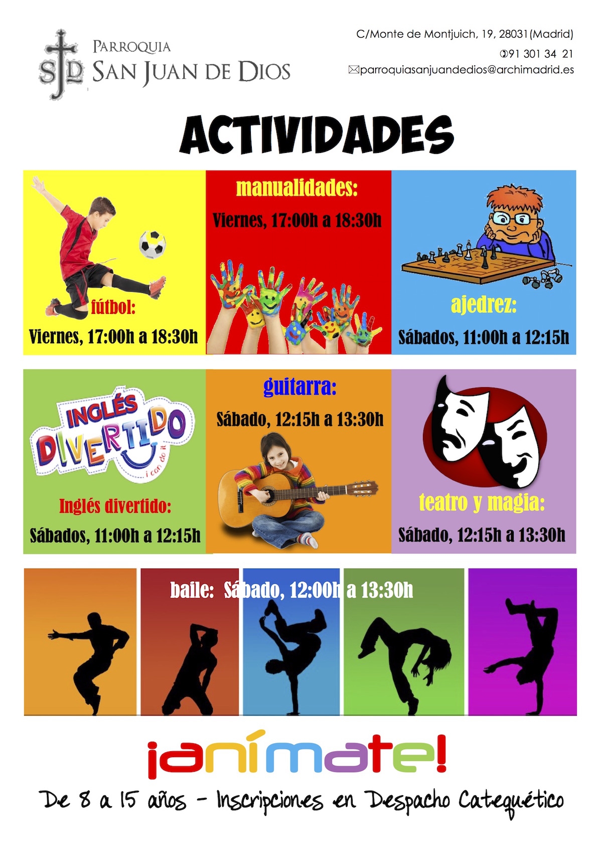 San Juan de Dios organiza actividades extraescolares para niños y adolescentes