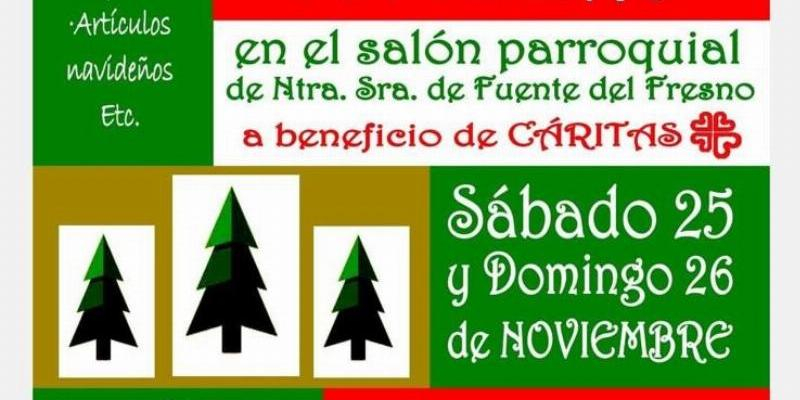 Nuestra Señora de Fuente del Fresno despide noviembre con su mercadillo navideño a beneficio de Cáritas