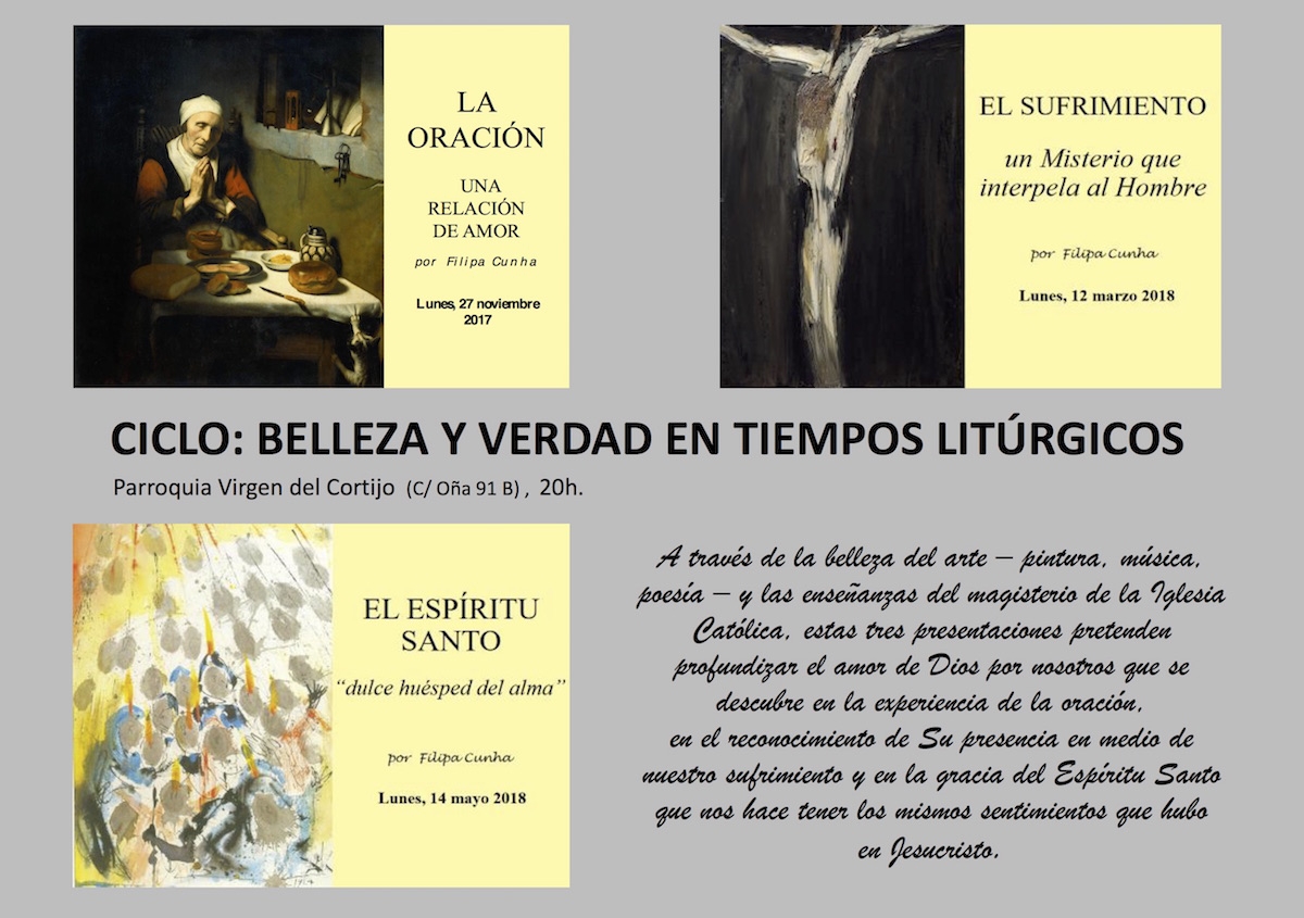 Virgen del Cortijo ofrece el ciclo «Belleza y verdad en tiempos litúrgicos»