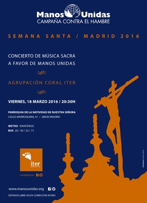 Concierto benéfico a favor de Manos Unidas en la Natividad de Nuestra Señora