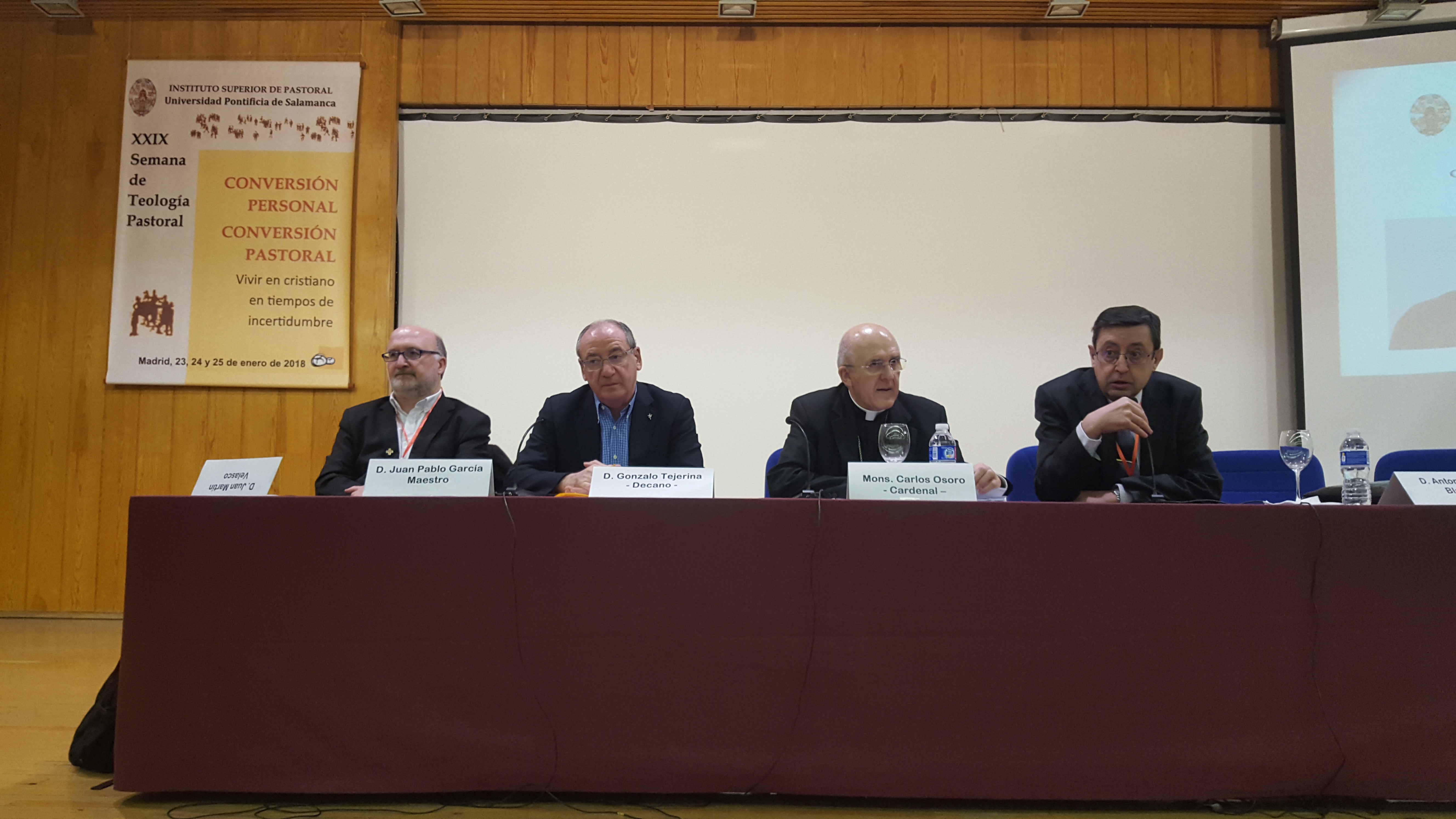 El cardenal Osoro inaugura la XXIX Semana de Teología Pastoral