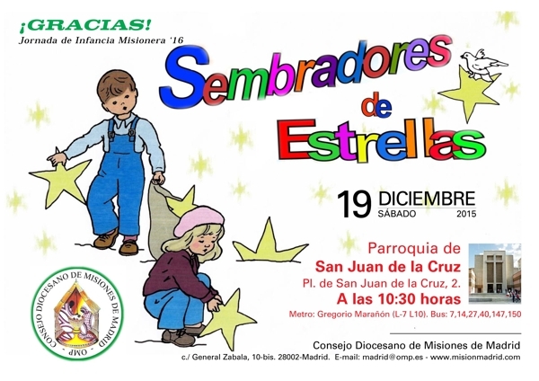 «Sembradores de Estrellas», primer momento de Campaña de la Infancia Misionera 2016