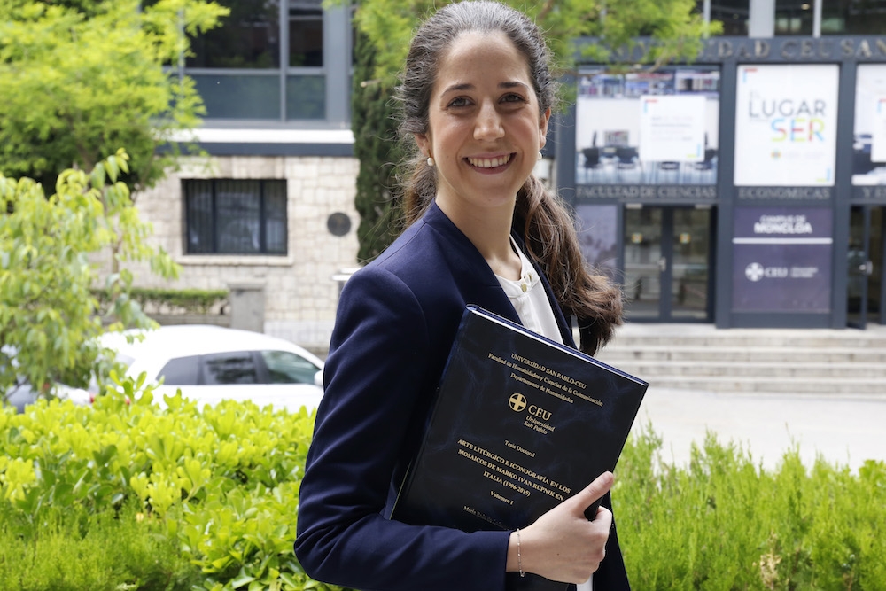 Defendida en el CEU una tesis sobre 'Arte litúrgico e iconografía en los mosaicos de Marko Ivan Rupnik'