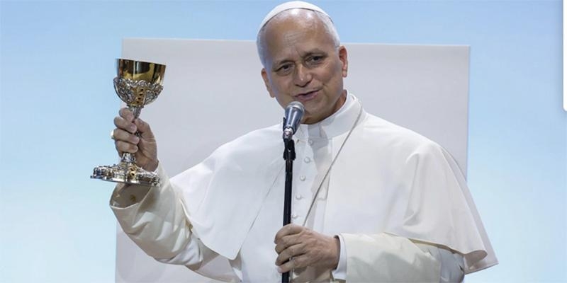 El Papa León XIV regala a Madrid el cáliz de la comunión y de la unidad en Cristo: «Que no nos olvidemos jamás de lo que celebramos en el memorial de Cristo que nos ha salvado»