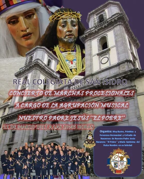La  colegiata acoge un concierto de marchas procesionales