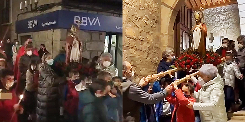 Cercedilla conmemora a san Blas con una Misa solemne y bendición de las tradicionales rosquillas
