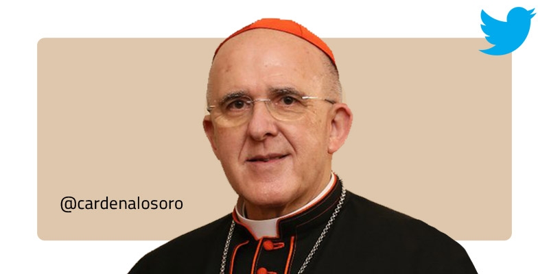 El cardenal Osoro apela a la responsabilidad y a la esperanza en su mensaje de verano en Twitter