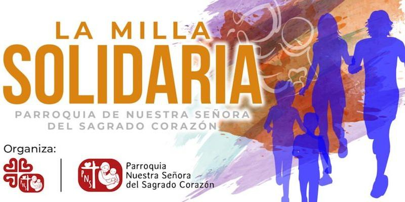 Cáritas de Nuestra Señora del Sagrado Corazón celebra 'La milla solidaria' a beneficio de un campamento infantil