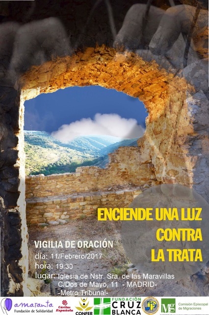 La Iglesia Nuestra Señora de las Maravillas acoge una oración contra la Trata