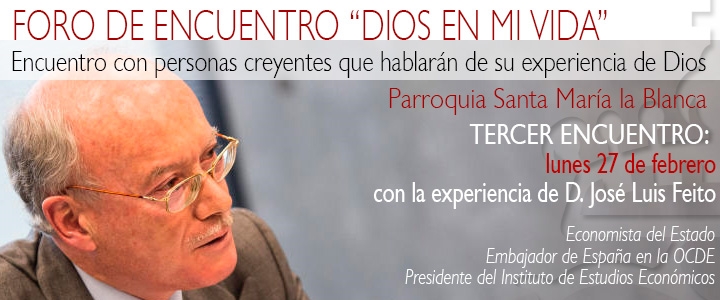 José Luis Feito ofrece su testimonio en Santa María la Blanca