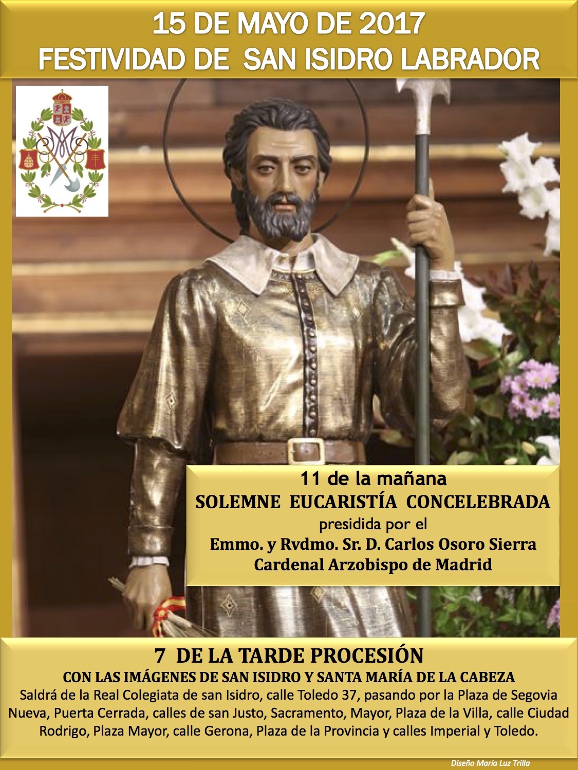 Madrid se vuelca con san Isidro Labrador