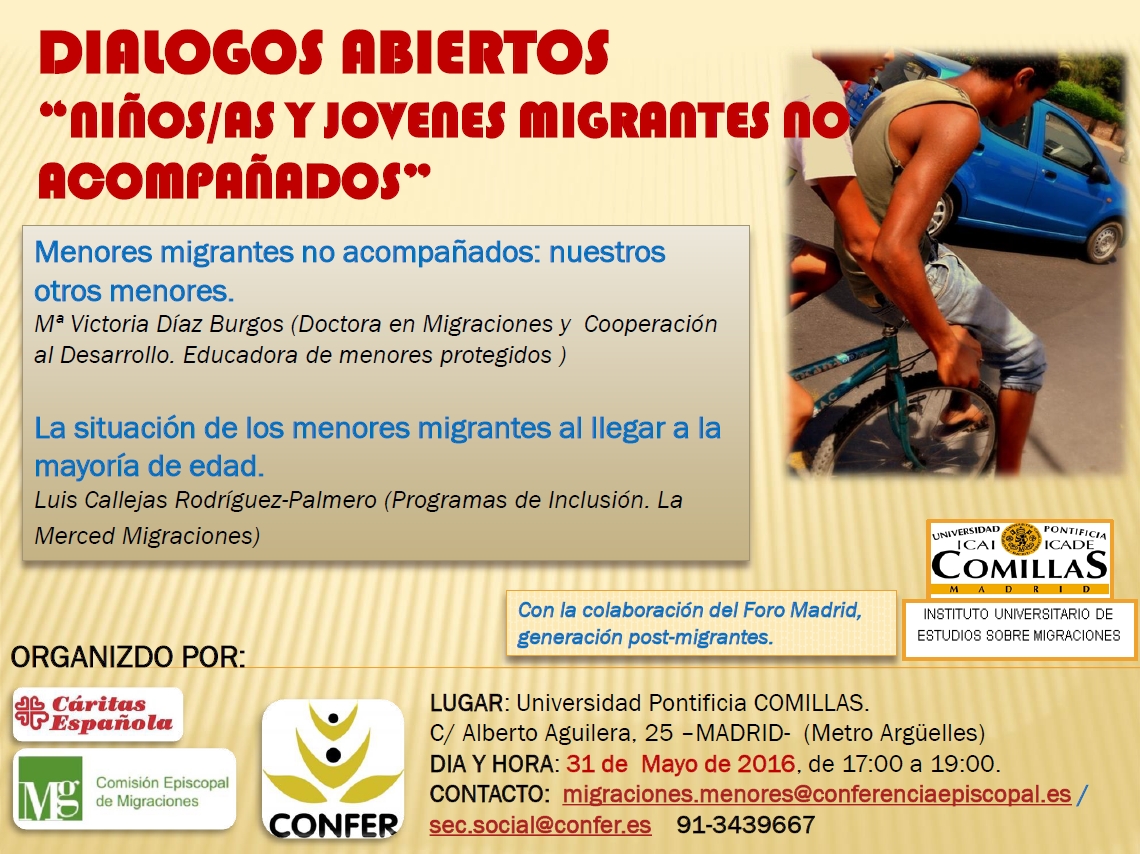 Comillas acoge una jornada sobre la situación de los niños y jóvenes migrantes no acompañados