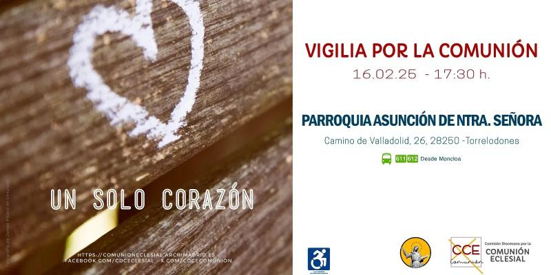 Vigilia por la Comunión en la parroquia Asunción de Nuestra Señora