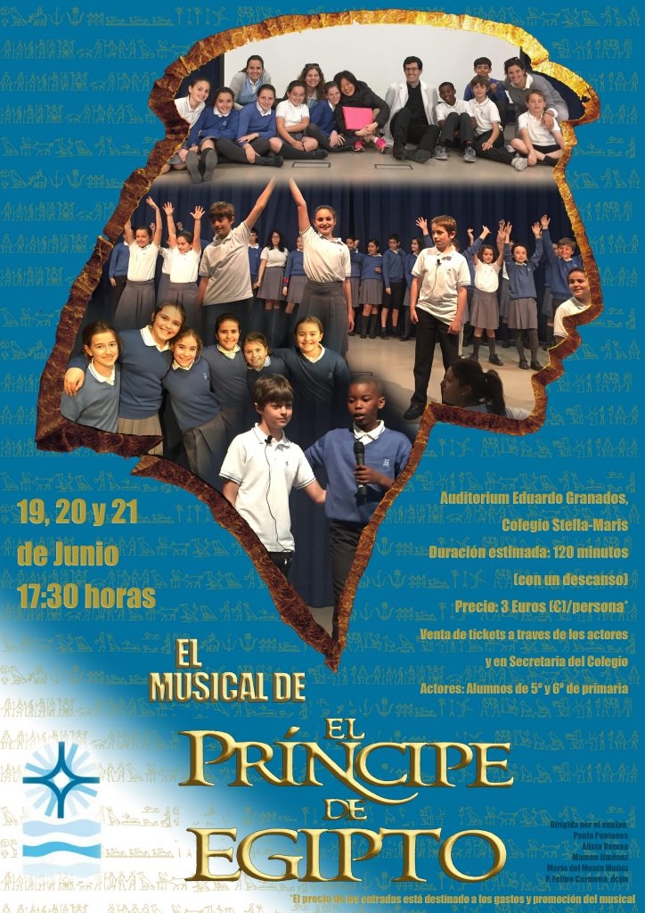 Representación musical de 'El príncipe de Egipto' en el colegio Stella Maris la Gavia