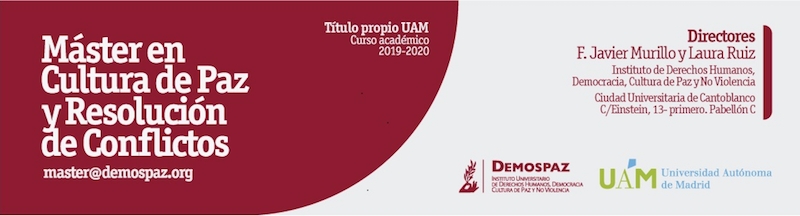 La Universidad Autónoma ofrece un máster en Cultura de paz y resolución de conflictos