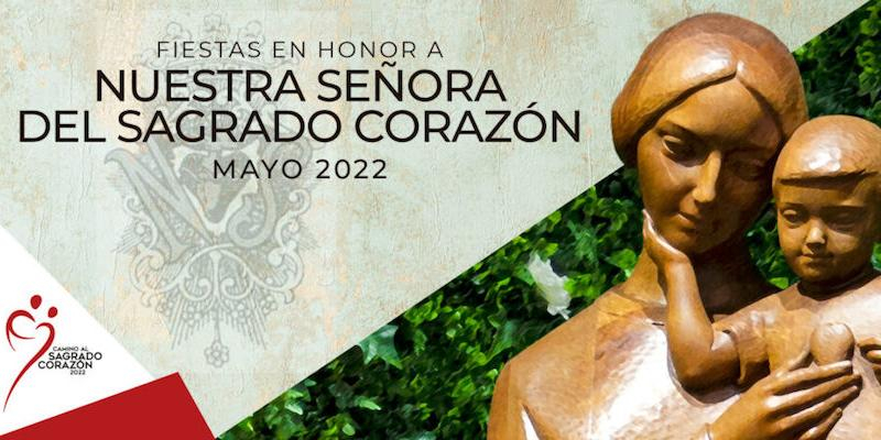 Nuestra Señora del Sagrado Corazón prepara con un triduo su fiesta patronal en honor a la Virgen titular del templo