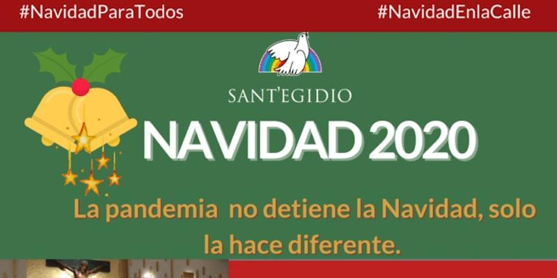 La comunidad de Sant’Egidio prepara su comida navideña que este año se celebra con el lema 'Navidad en la calle'