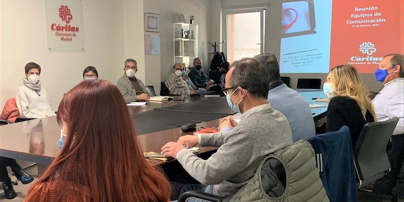 Los equipos de comunicación de Cáritas Diocesana de Madrid mantienen su primera reunión anual