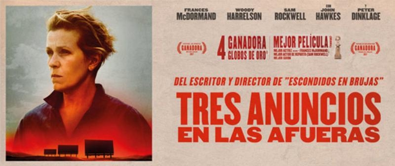 San Juan Evangelista proyecta 'Tres anuncios en las afueras' en sus Viernes de cine