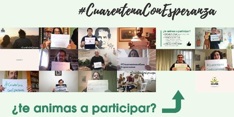 El equipo de Pastoral Juvenil Vocacional de Confer invita a vivir la cuarentena con esperanza