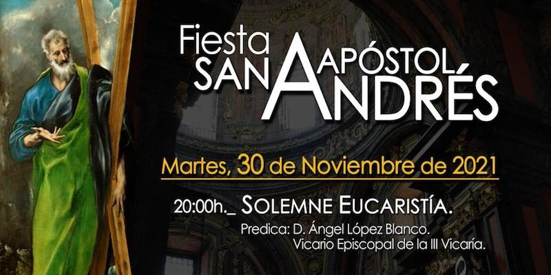 La Coral Alborada anima en San Andrés Apóstol la Misa solemne en honor al santo titular del templo