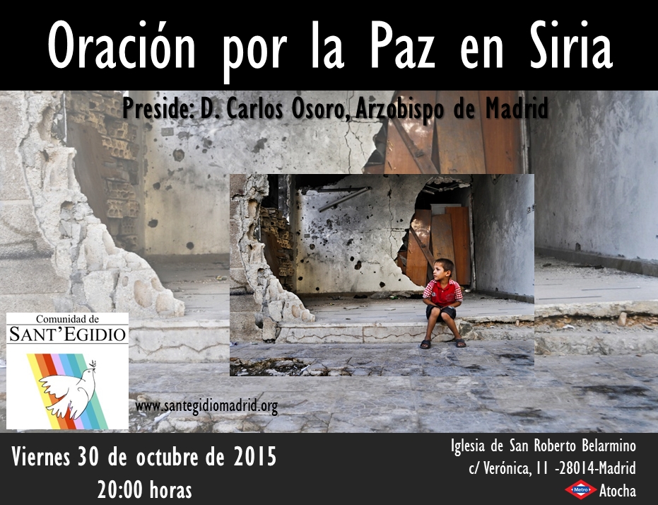Oración por la Paz en Siria presidida por el arzobispo de Madrid