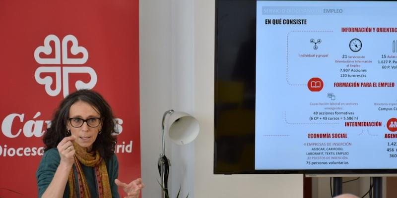 Cáritas Diocesana de Madrid presenta en el Campus del Ensanche de Vallecas la Campaña por el Empleo 2023