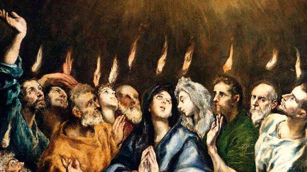 Las Hermanitas del Cordero celebran la fiesta de Pentecostés en la Capilla del Obispo