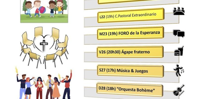 Santa María de la Esperanza del barrio del Pilar programa una Semana Parroquial con numerosas actividades