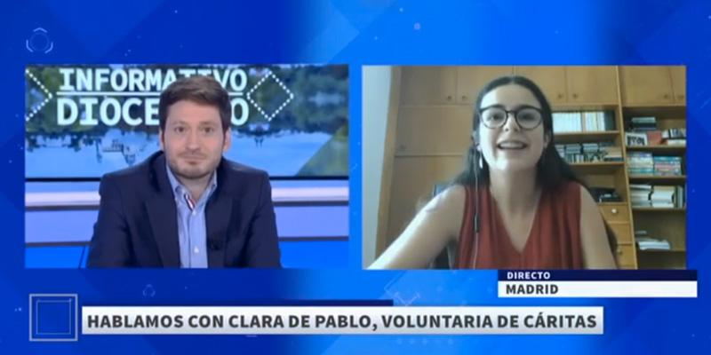 Clara, voluntaria de Cáritas con menas: «La caridad no se muestra solo en el hablar sino en el acercarse a las personas»